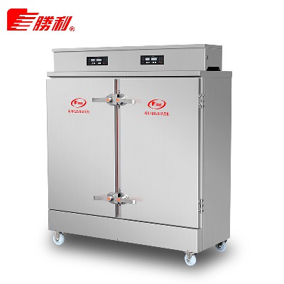 SLZG-24J勝利牌商用電熱蒸柜雙開門不銹鋼商用飯店酒店餐廳可調(diào)節(jié)