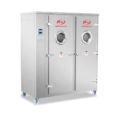 廠家新款不銹鋼遠(yuǎn)紅外線酒樓餐廳廚房雙門(mén)消毒柜餐具二星級(jí)消毒柜