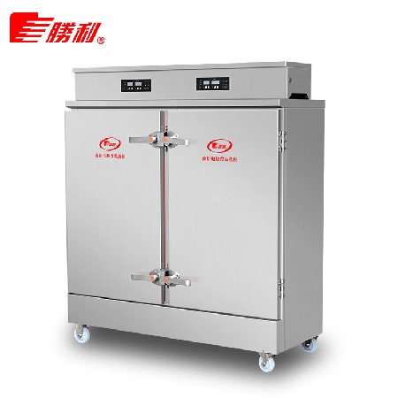 SLZG-24J勝利牌商用電熱蒸柜雙開門不銹鋼商用飯店酒店餐廳可調(diào)節(jié)